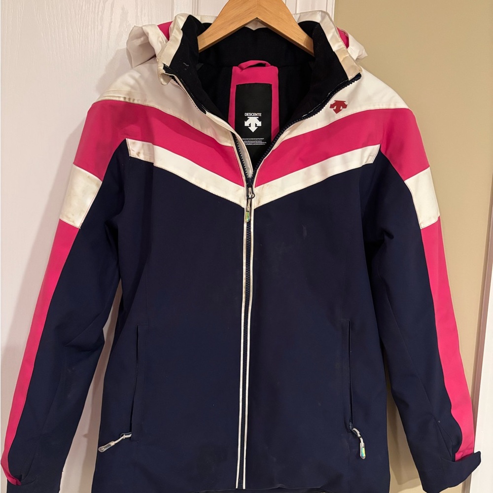 Descente Pink and Navy Jacket